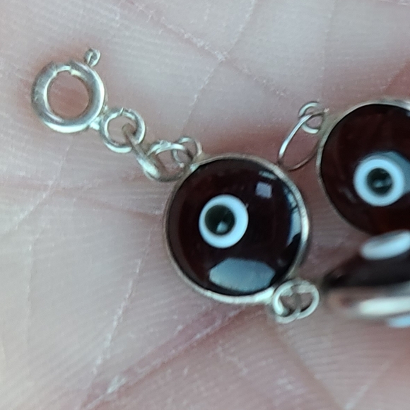 Vintage Brown Evil Eye Bracelet - Picture 3 of 5